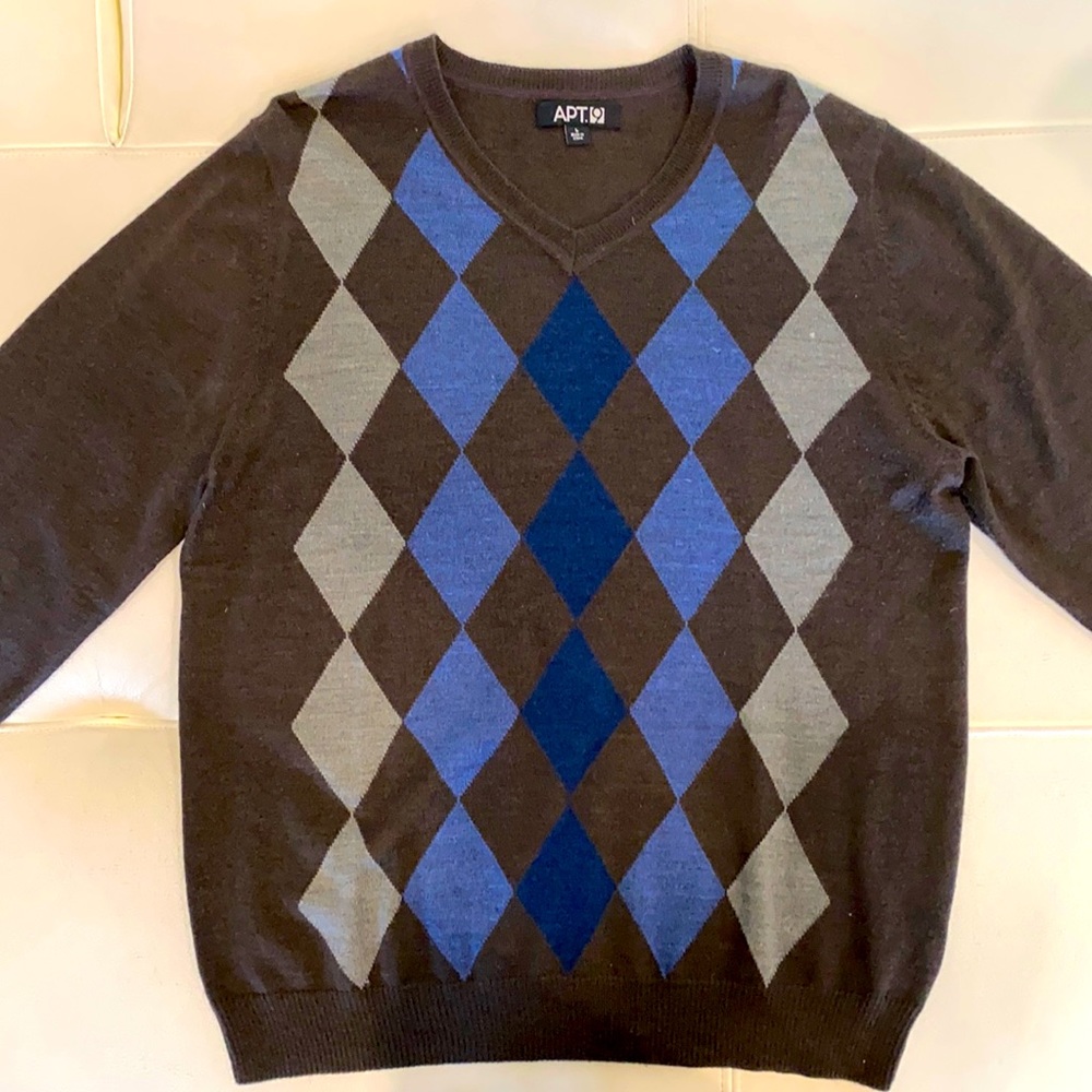 Argyle Light Sweater
